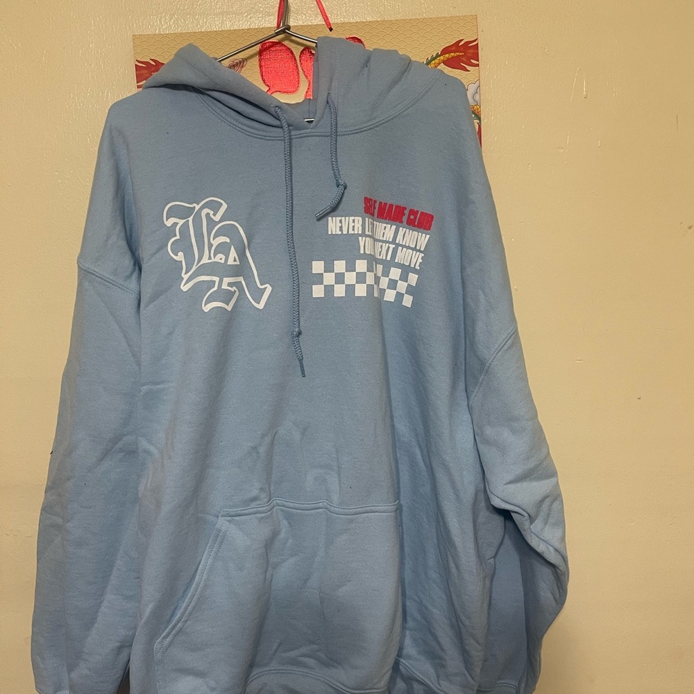 Blue Graphic Hoodie